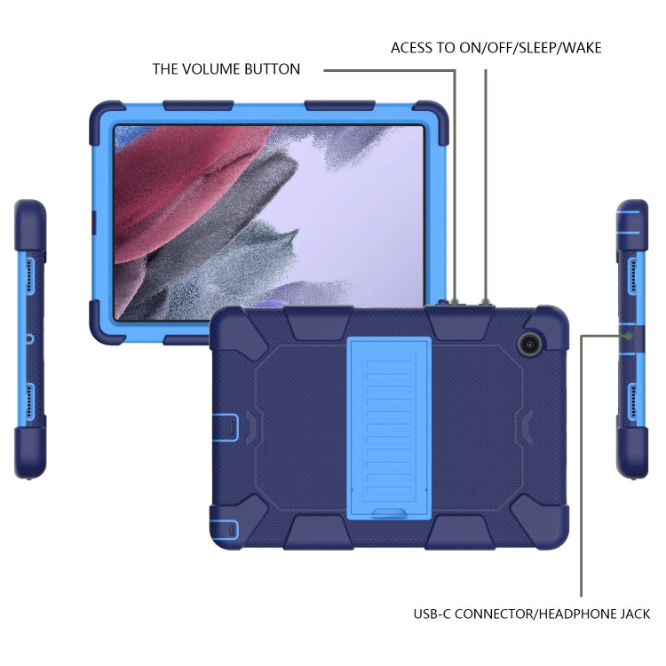 For Samsung Galaxy Tab A8 10.5 2021 Two-Color Robot Silicone + PC Tablet Case
