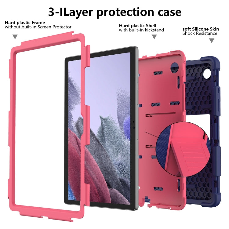 For Samsung Galaxy Tab A8 10.5 2021 Two-Color Robot Silicone + PC Tablet Case