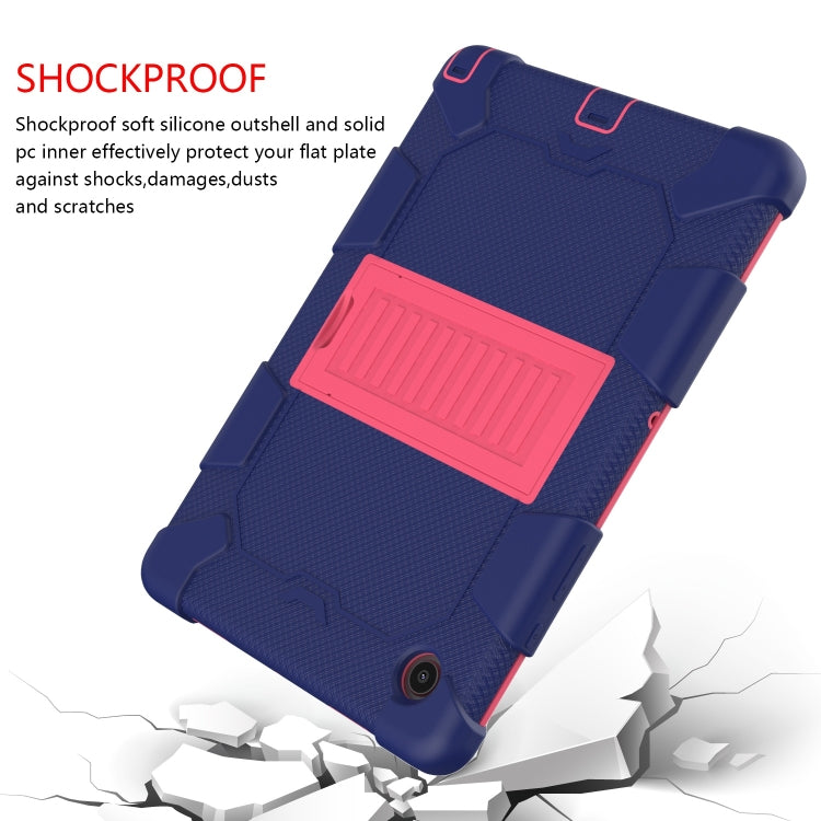 For Samsung Galaxy Tab A8 10.5 2021 Two-Color Robot Silicone + PC Tablet Case