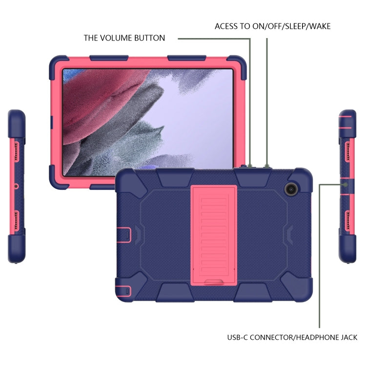 For Samsung Galaxy Tab A8 10.5 2021 Two-Color Robot Silicone + PC Tablet Case