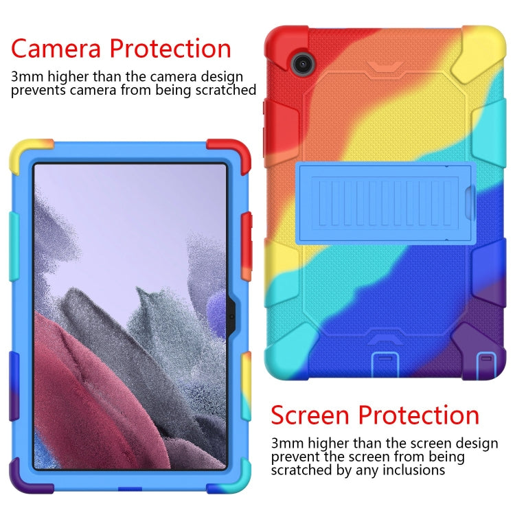For Samsung Galaxy Tab A8 10.5 2021 Two-Color Robot Silicone + PC Tablet Case