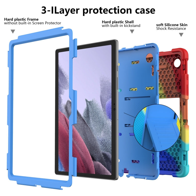For Samsung Galaxy Tab A8 10.5 2021 Two-Color Robot Silicone + PC Tablet Case