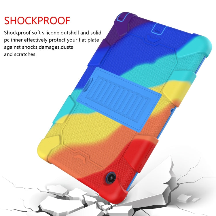 For Samsung Galaxy Tab A8 10.5 2021 Two-Color Robot Silicone + PC Tablet Case