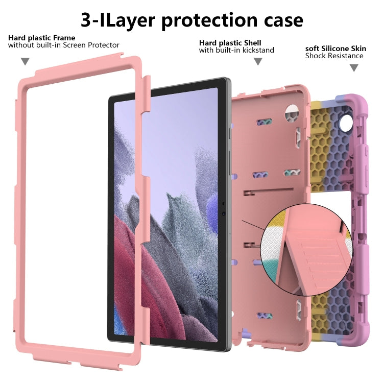 For Samsung Galaxy Tab A8 10.5 2021 Two-Color Robot Silicone + PC Tablet Case