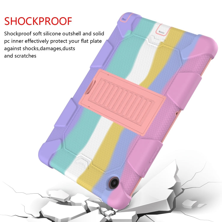 For Samsung Galaxy Tab A8 10.5 2021 Two-Color Robot Silicone + PC Tablet Case