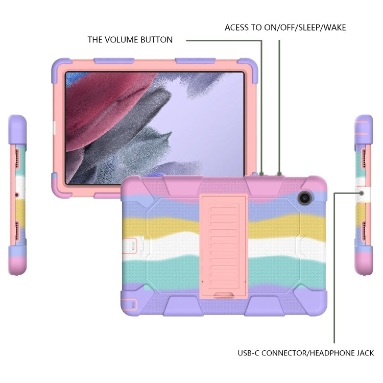 For Samsung Galaxy Tab A8 10.5 2021 Two-Color Robot Silicone + PC Tablet Case