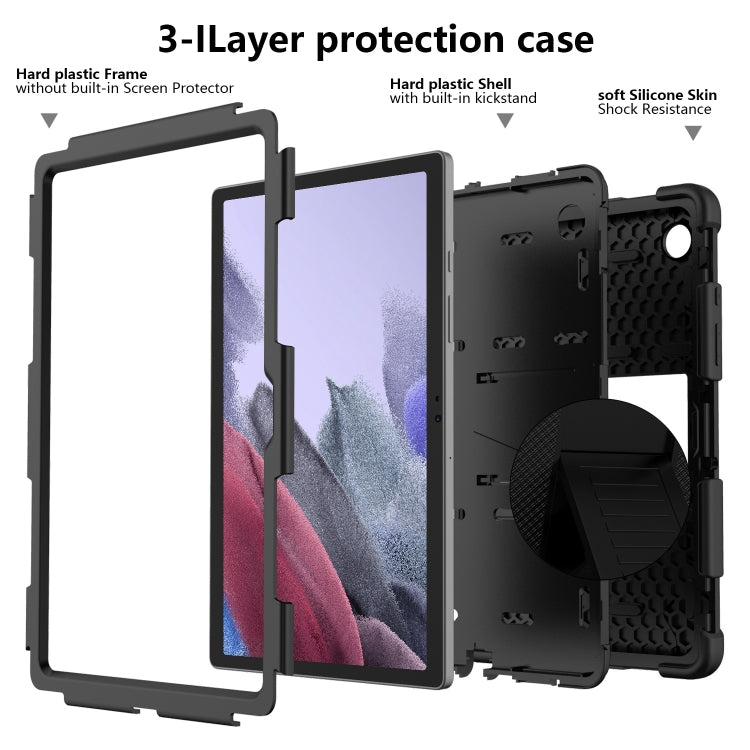 For Samsung Galaxy Tab A8 10.5 2021 Two-Color Robot Silicone + PC Tablet Case