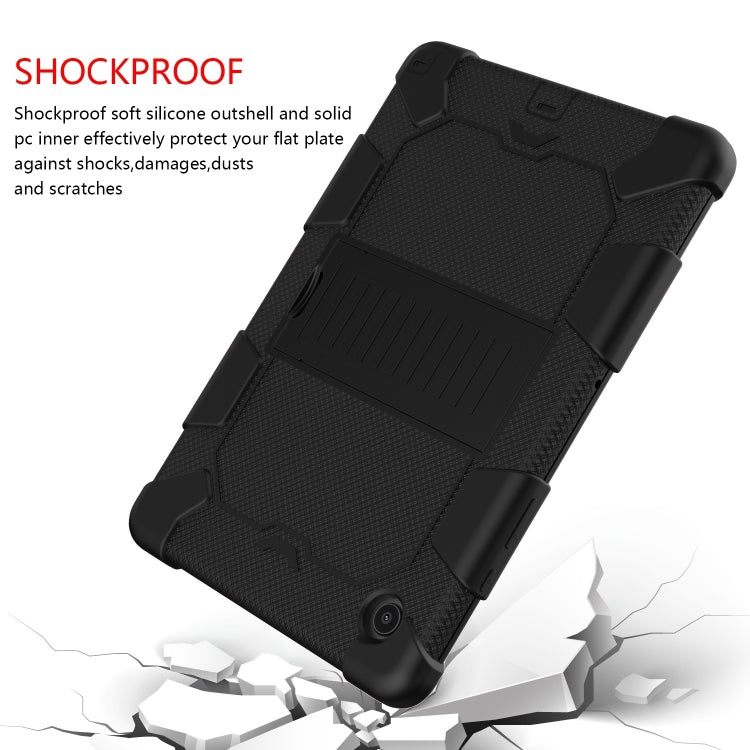 For Samsung Galaxy Tab A8 10.5 2021 Two-Color Robot Silicone + PC Tablet Case