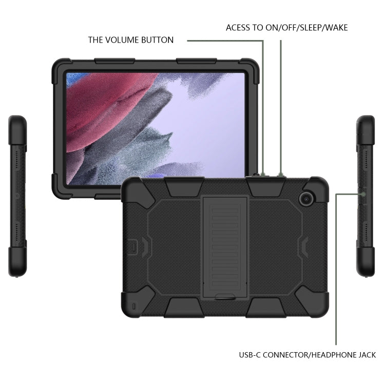For Samsung Galaxy Tab A8 10.5 2021 Two-Color Robot Silicone + PC Tablet Case