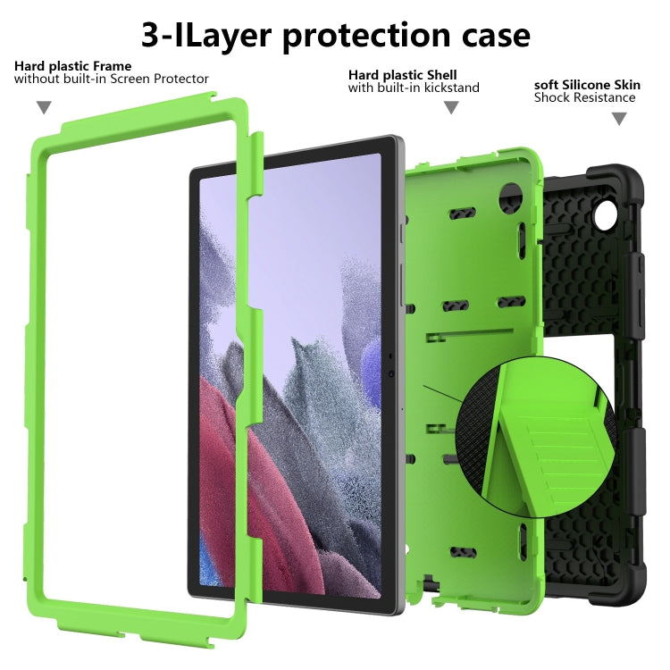 For Samsung Galaxy Tab A8 10.5 2021 Two-Color Robot Silicone + PC Tablet Case