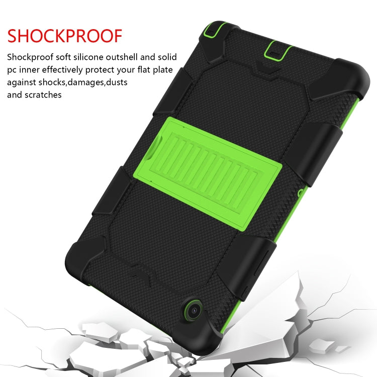 For Samsung Galaxy Tab A8 10.5 2021 Two-Color Robot Silicone + PC Tablet Case