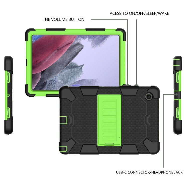 For Samsung Galaxy Tab A8 10.5 2021 Two-Color Robot Silicone + PC Tablet Case