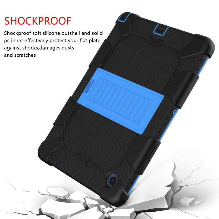 For Samsung Galaxy Tab A8 10.5 2021 Two-Color Robot Silicone + PC Tablet Case