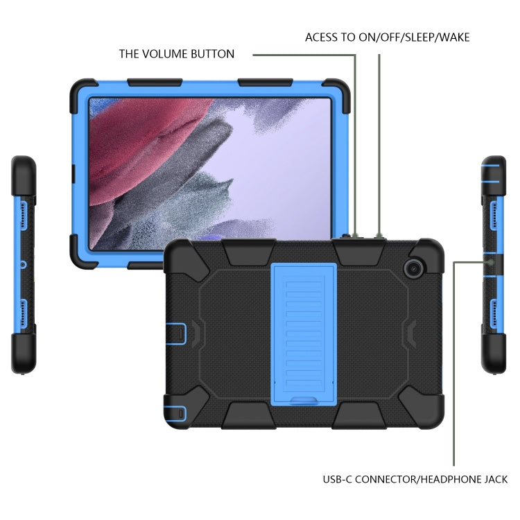 For Samsung Galaxy Tab A8 10.5 2021 Two-Color Robot Silicone + PC Tablet Case