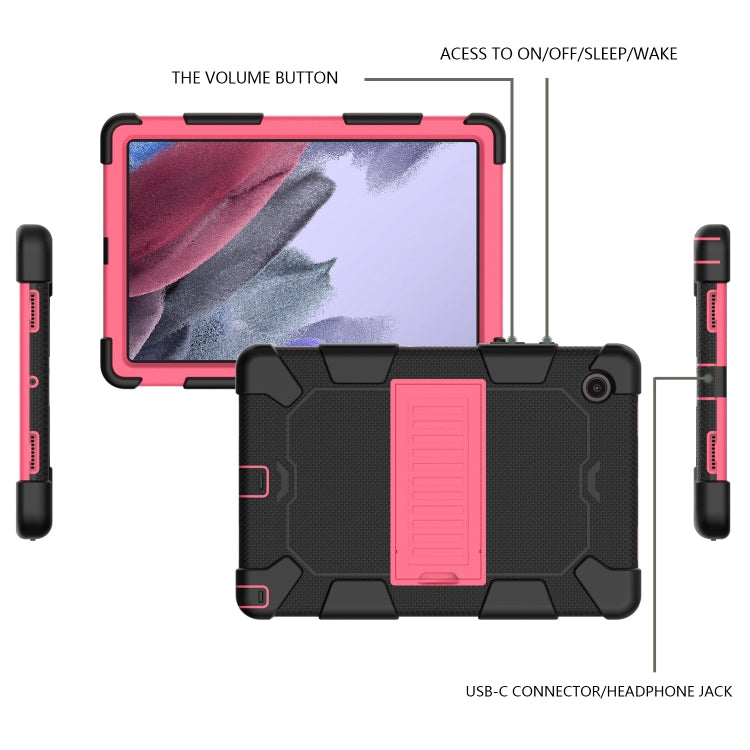 For Samsung Galaxy Tab A8 10.5 2021 Two-Color Robot Silicone + PC Tablet Case