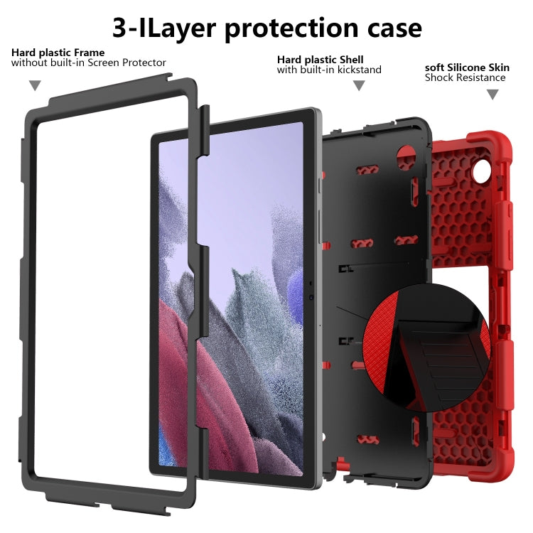 For Samsung Galaxy Tab A8 10.5 2021 Two-Color Robot Silicone + PC Tablet Case
