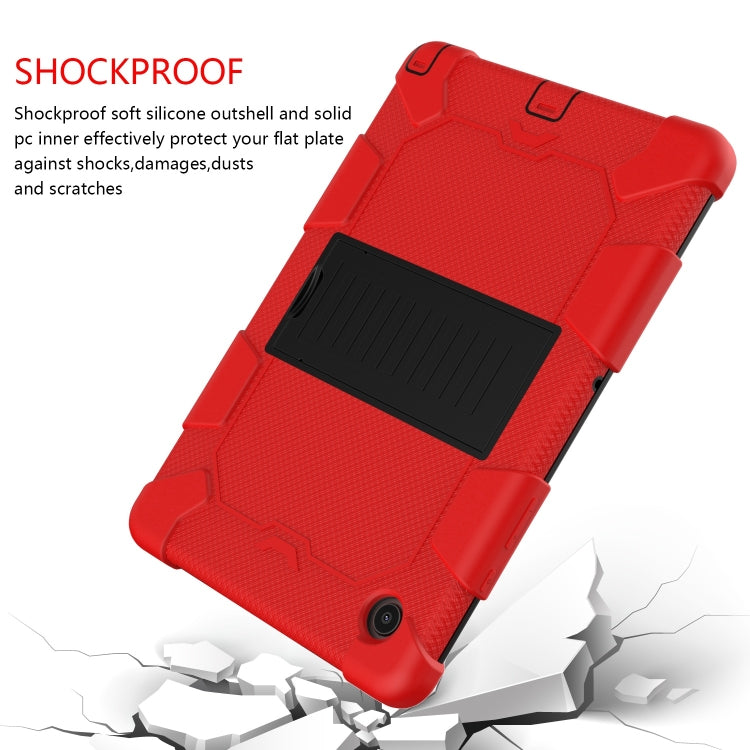 For Samsung Galaxy Tab A8 10.5 2021 Two-Color Robot Silicone + PC Tablet Case