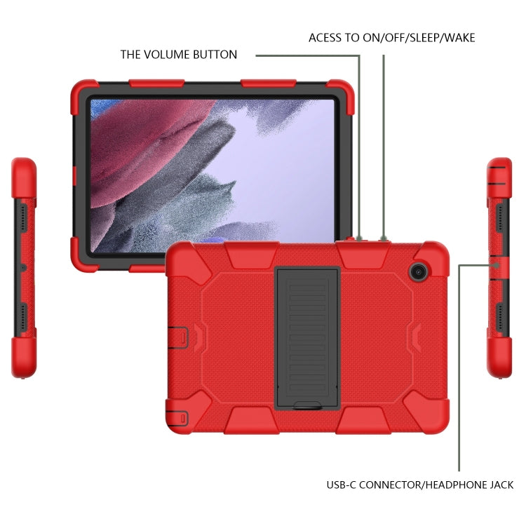 For Samsung Galaxy Tab A8 10.5 2021 Two-Color Robot Silicone + PC Tablet Case