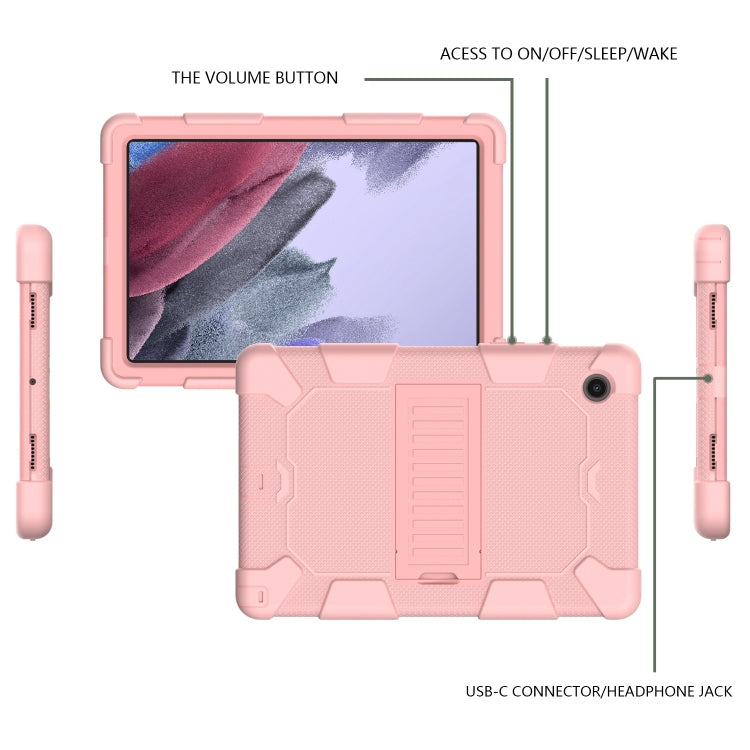 For Samsung Galaxy Tab A8 10.5 2021 Two-Color Robot Silicone + PC Tablet Case