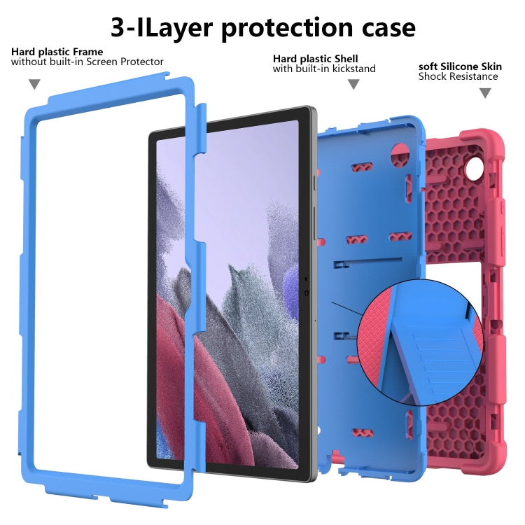 For Samsung Galaxy Tab A8 10.5 2021 Two-Color Robot Silicone + PC Tablet Case