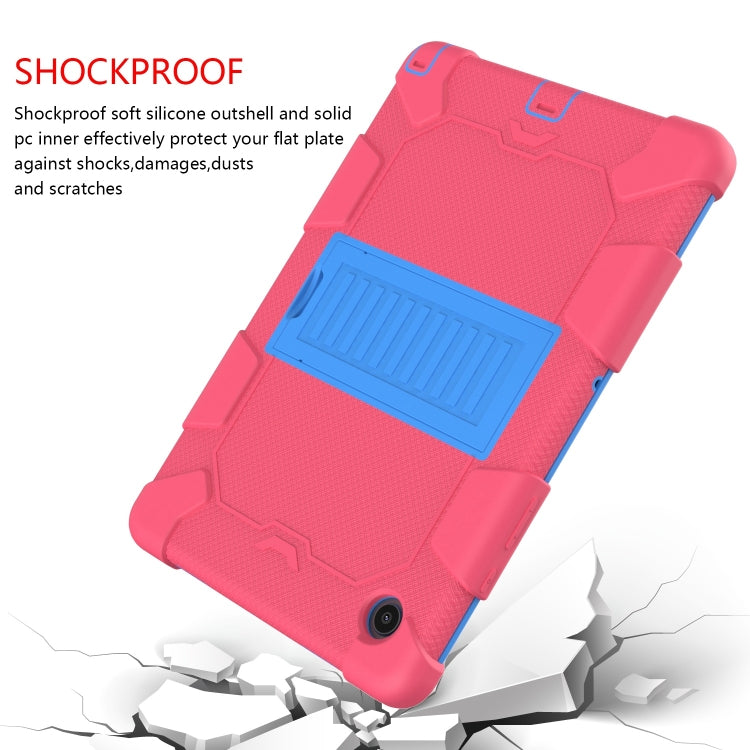 For Samsung Galaxy Tab A8 10.5 2021 Two-Color Robot Silicone + PC Tablet Case