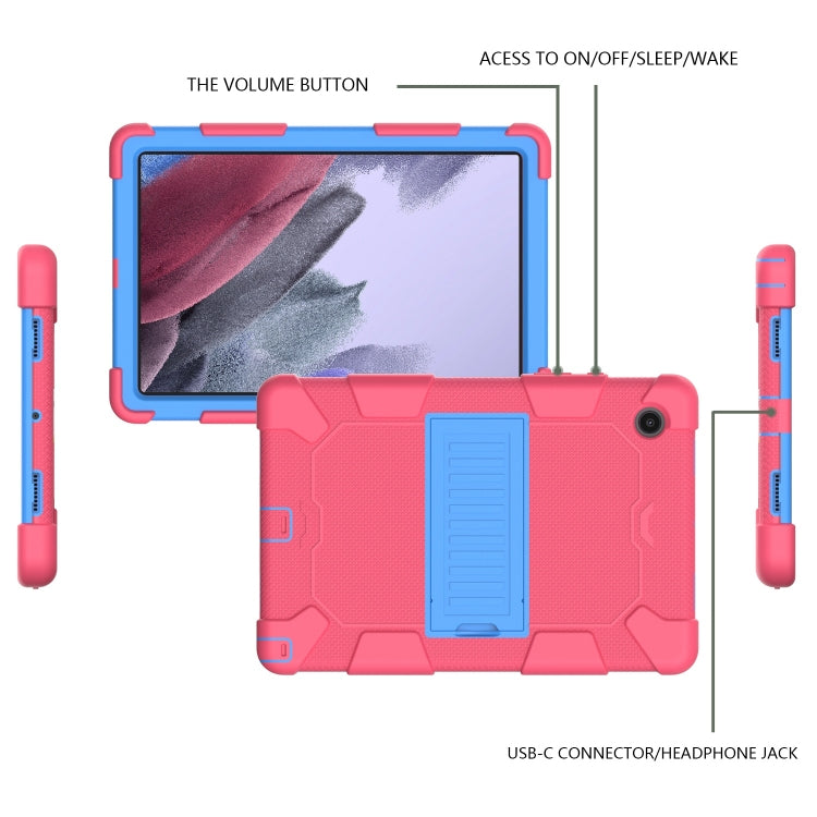 For Samsung Galaxy Tab A8 10.5 2021 Two-Color Robot Silicone + PC Tablet Case