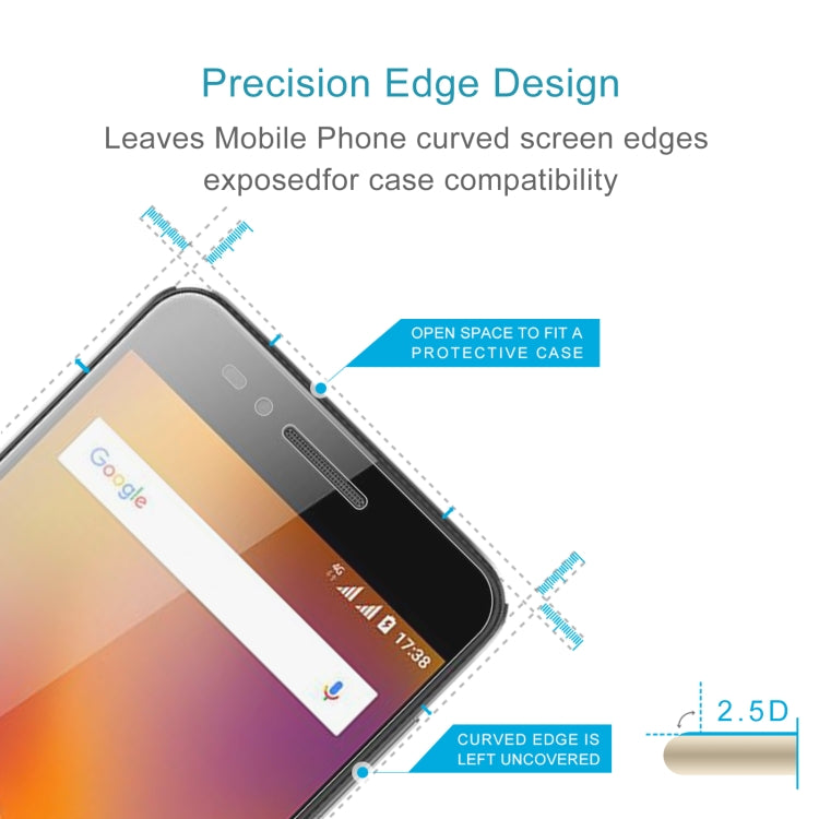 0.26mm 9H 2.5D Tempered Glass Film For ZTE Blade X7