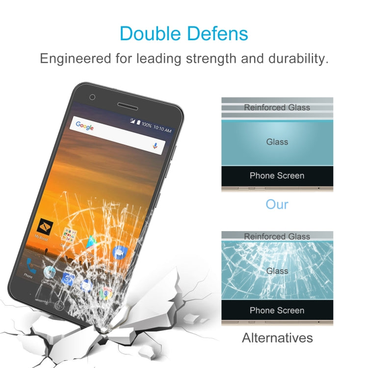 0.26mm 9H 2.5D Tempered Glass Film For ZTE Blade Force