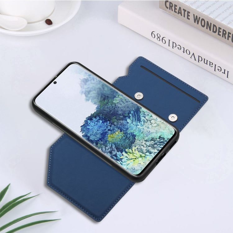 For Samsung Galaxy S22+ 5G Skin Feel PU + TPU + PC Phone Case with Card Slots