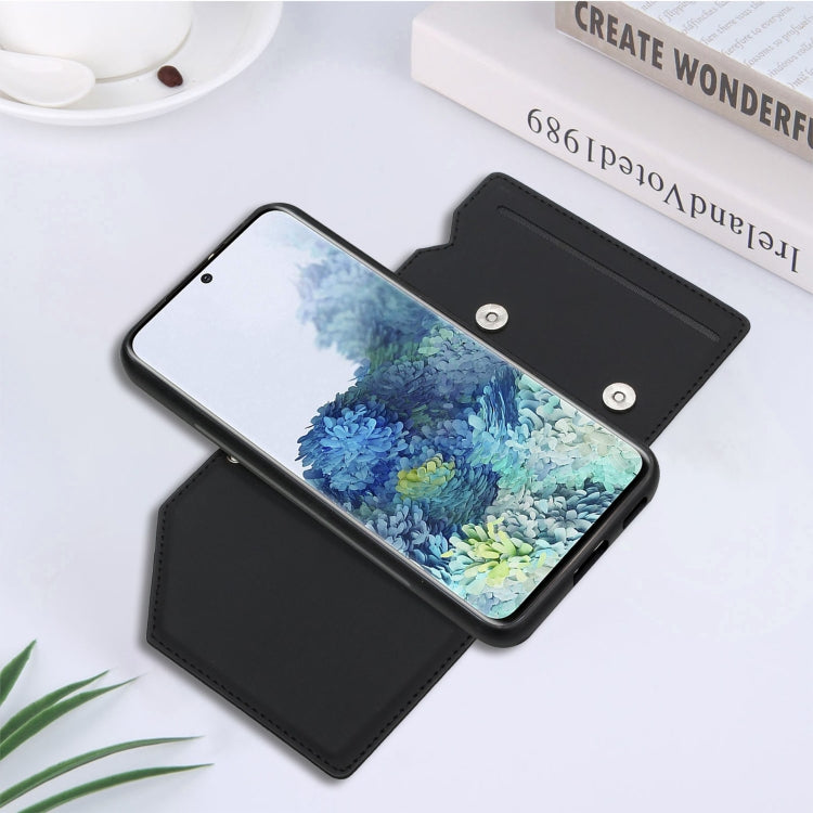 For Samsung Galaxy S22+ 5G Skin Feel PU + TPU + PC Phone Case with Card Slots
