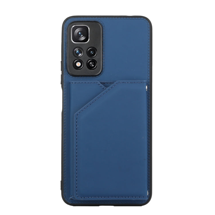 For Xiaomi Redmi Note 11 Pro Skin Feel PU + TPU + PC Phone Case with Card Slots