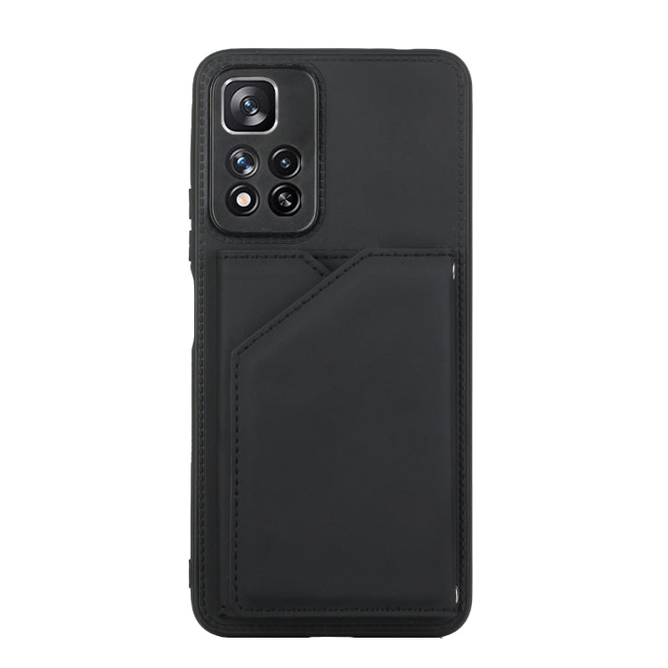For Xiaomi Redmi Note 11 Pro Skin Feel PU + TPU + PC Phone Case with Card Slots