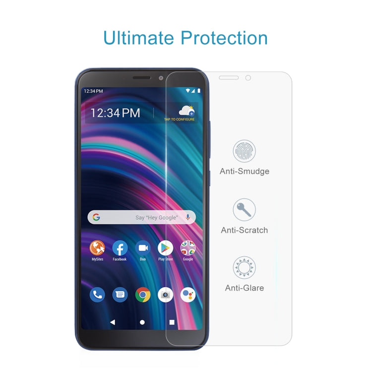 10 PCS 0.26mm 9H 2.5D Tempered Glass Film For BLU View 3