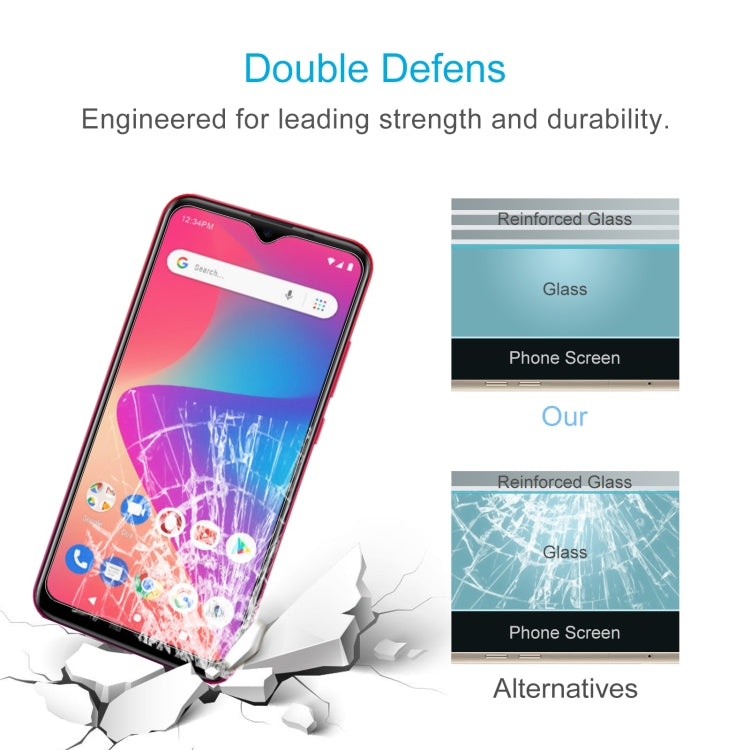 10 PCS 0.26mm 9H 2.5D Tempered Glass Film For BLU G51 Plus