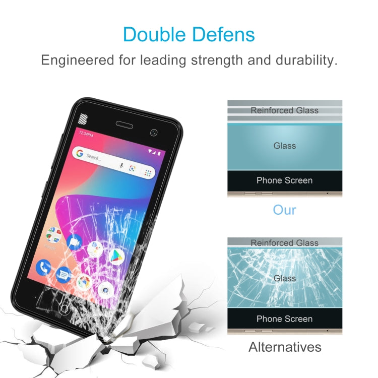10 PCS 0.26mm 9H 2.5D Tempered Glass Film For BLU A5L
