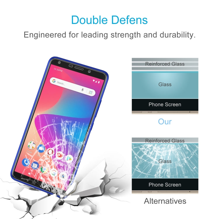 10 PCS 0.26mm 9H 2.5D Tempered Glass Film For BLU Studio X12