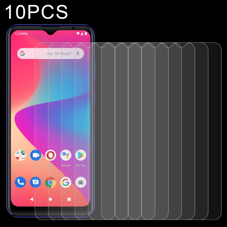 10 PCS 0.26mm 9H 2.5D Tempered Glass Film For BLU G50 Mega
