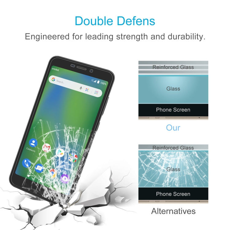 10 PCS 0.26mm 9H 2.5D Tempered Glass Film For Cricket Vision 2