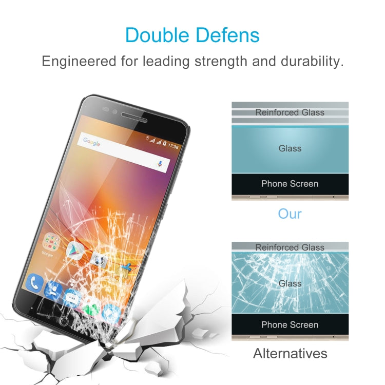 10 PCS 0.26mm 9H 2.5D Tempered Glass Film For ZTE Blade X7