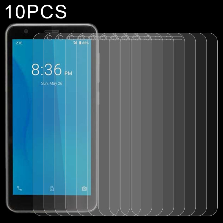 10 PCS 0.26mm 9H 2.5D Tempered Glass Film For ZTE Quest 5