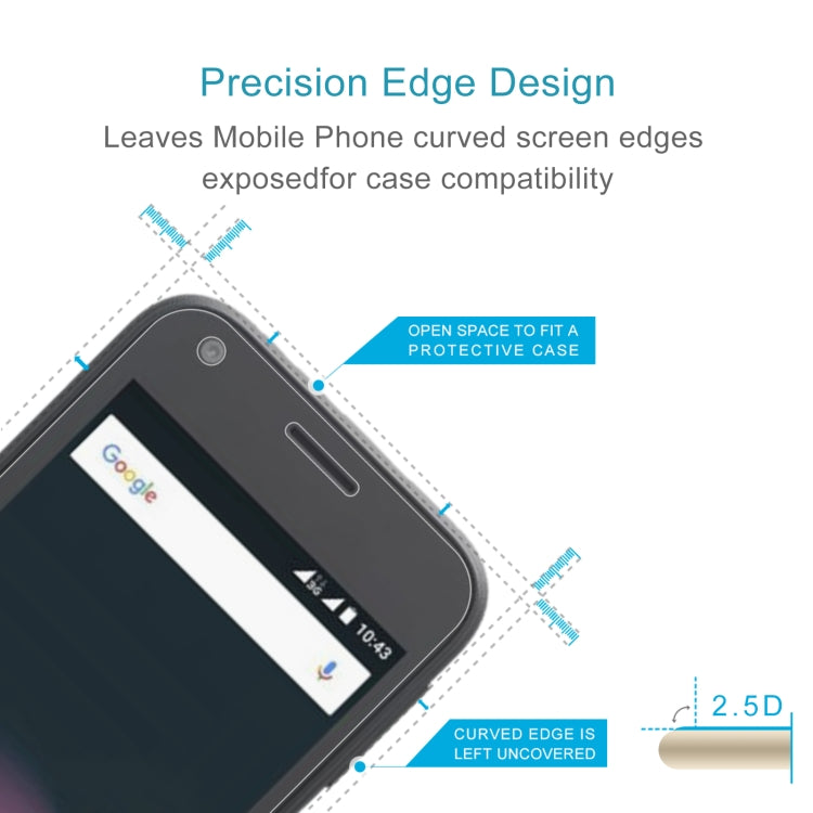 10 PCS 0.26mm 9H 2.5D Tempered Glass Film For ZTE Blade L110