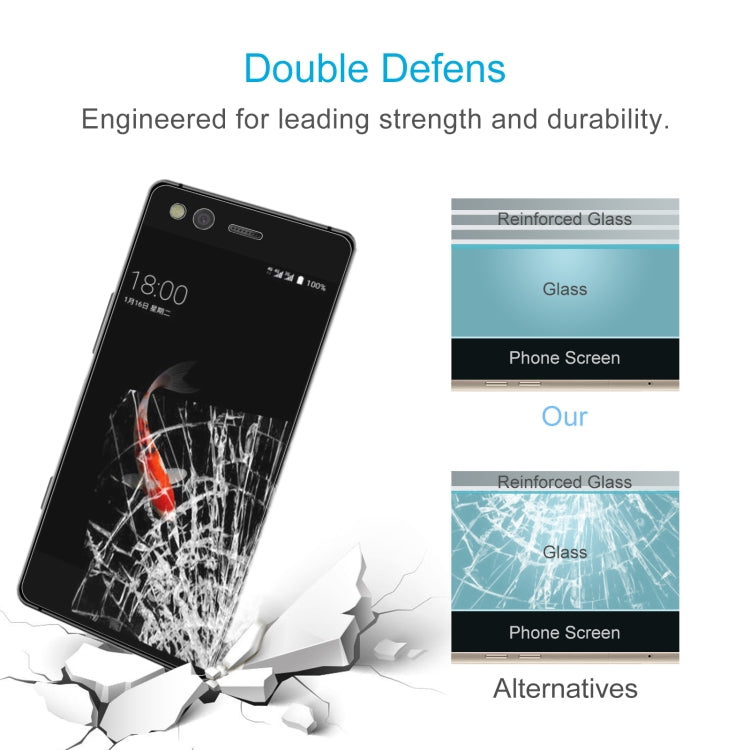 10 PCS 0.26mm 9H 2.5D Tempered Glass Film For ZTE Axon M