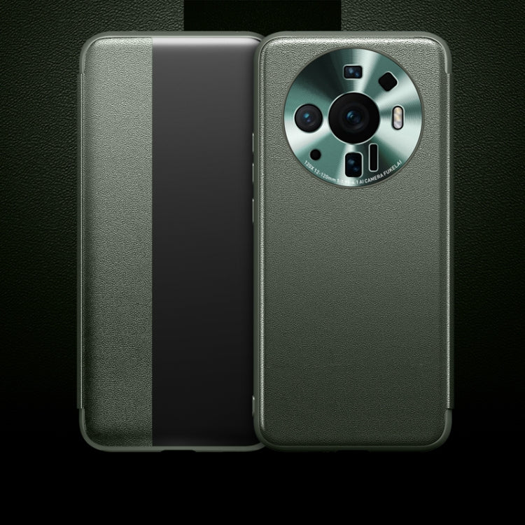 For Xiaomi Mi 12S Ultra 5G Window View Leather Phone Case