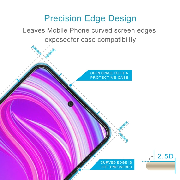 50 PCS 0.26mm 9H 2.5D Tempered Glass Film For BLU G91s