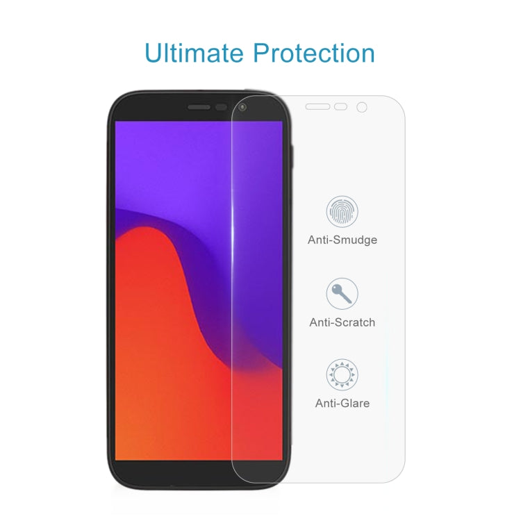 50 PCS 0.26mm 9H 2.5D Tempered Glass Film For BLU View 2