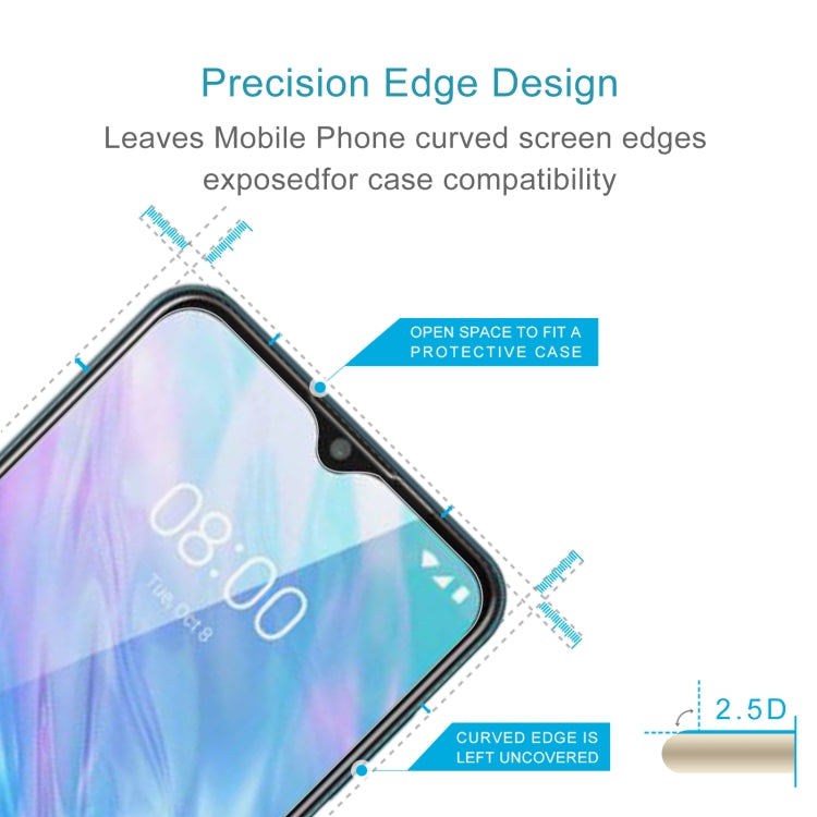 50 PCS 0.26mm 9H 2.5D Tempered Glass Film For ZTE Blade 10 Smart