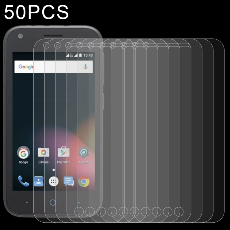50 PCS 0.26mm 9H 2.5D Tempered Glass Film For ZTE Blade L110