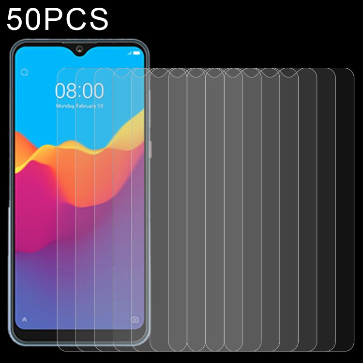 50 PCS 0.26mm 9H 2.5D Tempered Glass Film For ZTE Blade V2020 Vita