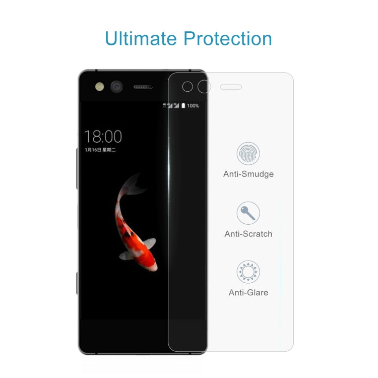 50 PCS 0.26mm 9H 2.5D Tempered Glass Film For ZTE Axon M