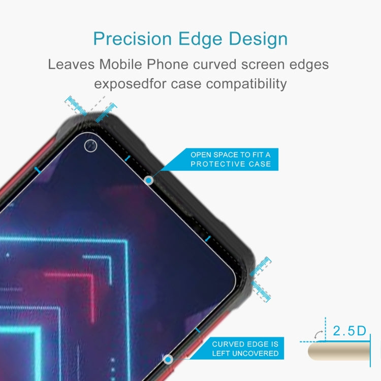 0.26mm 9H 2.5D Tempered Glass Film For Doogee V20 5G